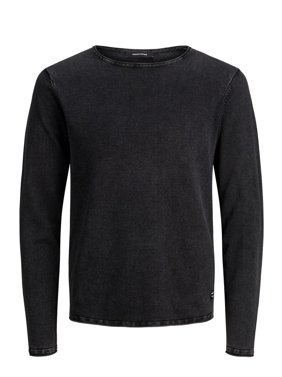 JACK & JONES Pulóver 'JJLeo'  fekete-hu
