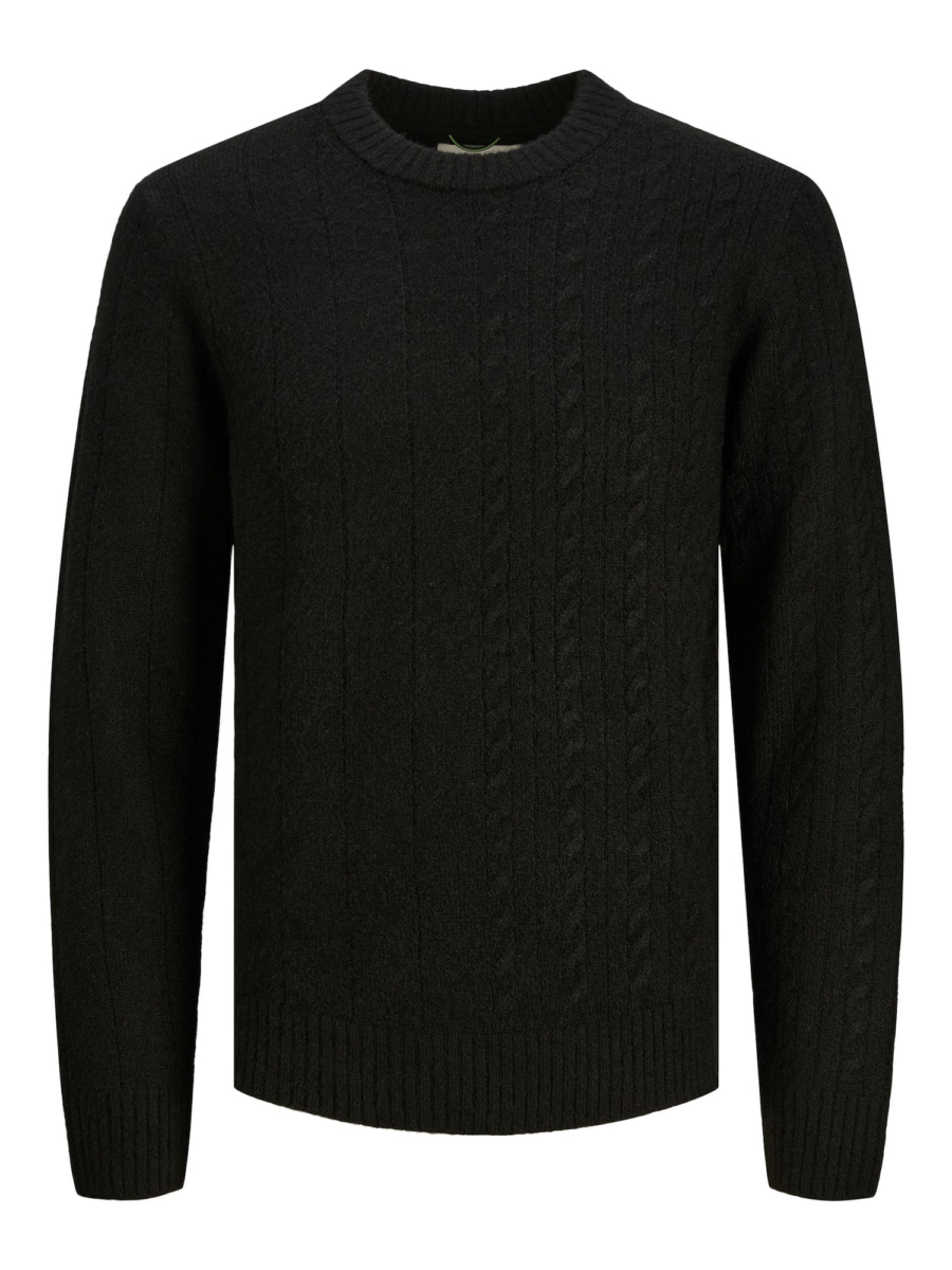 JACK & JONES Pulóver 'LUNAR'  fekete-Ár