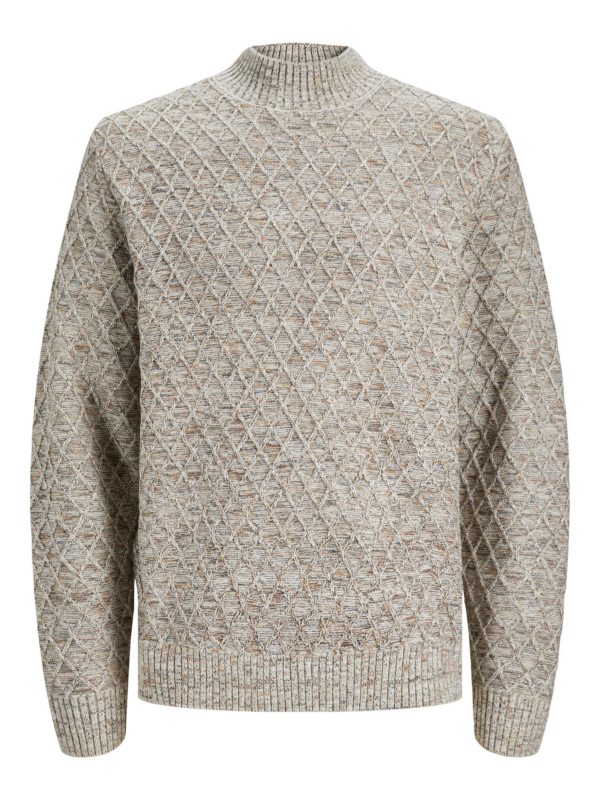 JACK & JONES Pulóver 'Ziggi'  bézs-Ár