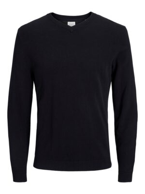 JACK & JONES Pulóver  fekete