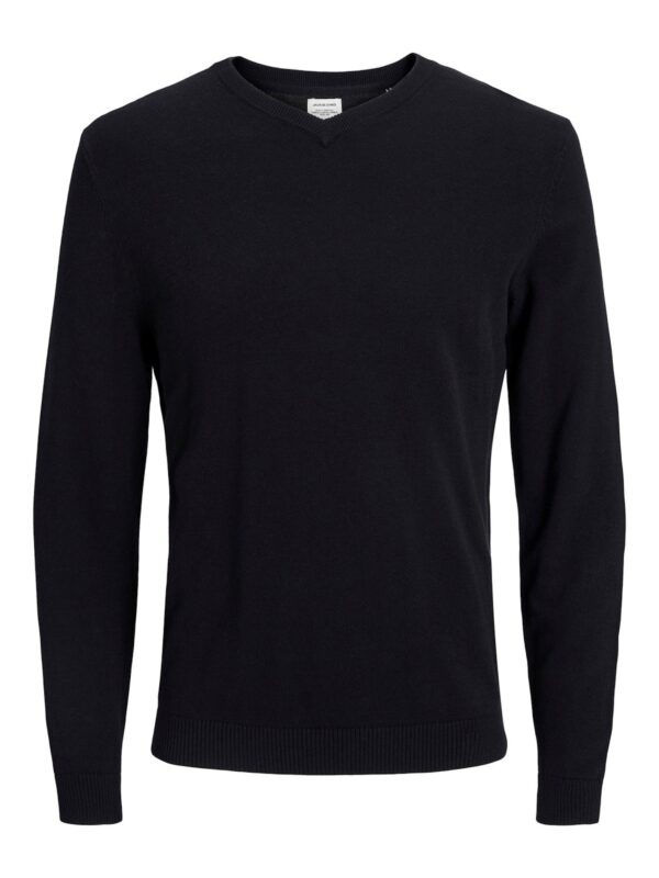 JACK & JONES Pulóver  fekete