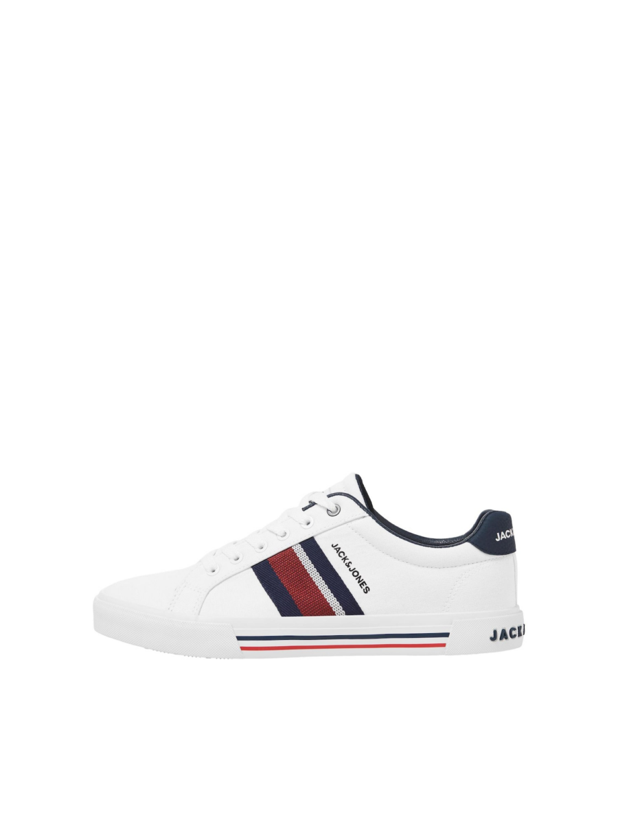 JACK & JONES Rövid szárú sportcipők 'GORGON'  tengerészkék / piros / fehér-Hungary
