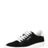 JACK & JONES Rövid szárú sportcipők  fekete / fehér-hu