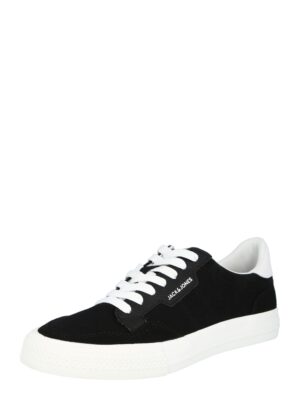 JACK & JONES Rövid szárú sportcipők  fekete / fehér-hu