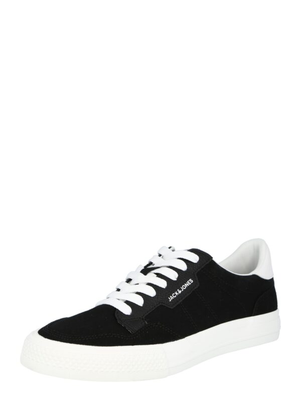 JACK & JONES Rövid szárú sportcipők  fekete / fehér-hu