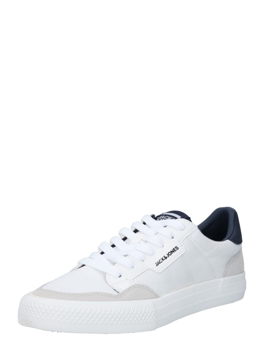 JACK & JONES Rövid szárú sportcipők  tengerészkék / fehér / gyöngyház-fehér-hu