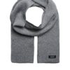 JACK & JONES Sál 'DNA'  sötétszürke / fekete / fehér