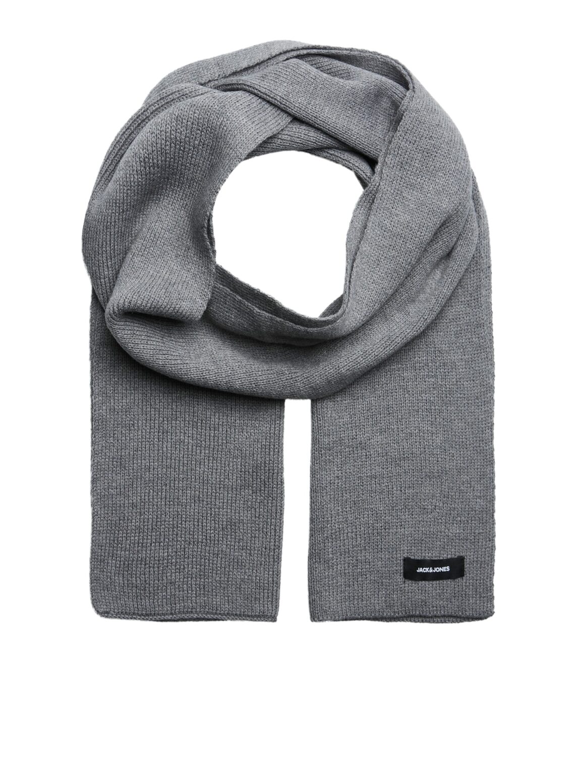 JACK & JONES Sál 'DNA'  sötétszürke / fekete / fehér