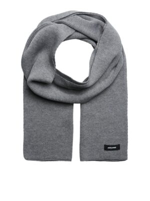 JACK & JONES Sál 'DNA'  sötétszürke / fekete / fehér