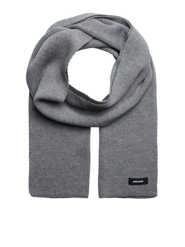 JACK & JONES Sál 'DNA'  sötétszürke / fekete / fehér
