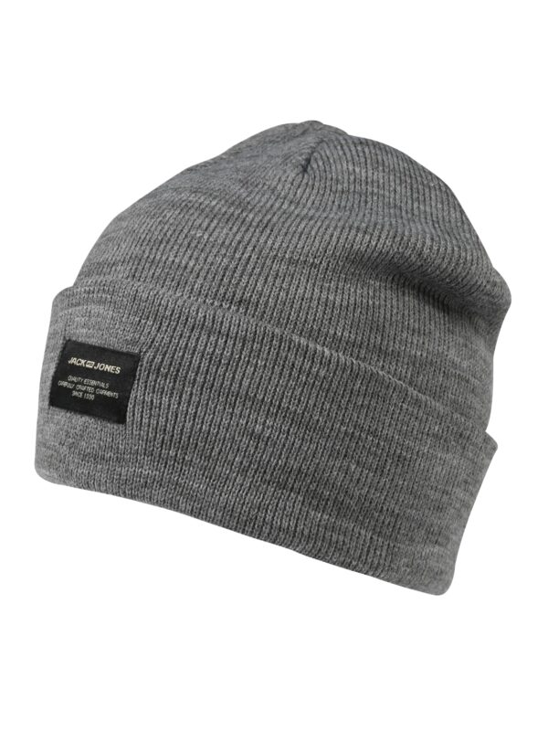 JACK & JONES Sapka 'DNA'  szürke melír / fekete / fehér