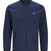 JACK & JONES Tréning dzseki 'Epaulos'  tengerészkék / fehér-Ár