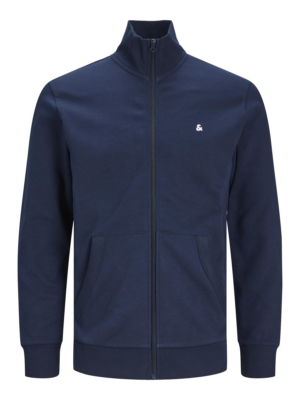 JACK & JONES Tréning dzseki 'Epaulos'  tengerészkék / fehér-Ár