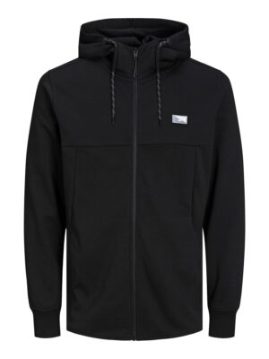JACK & JONES Tréning dzseki 'JCOAir'  fekete-hu