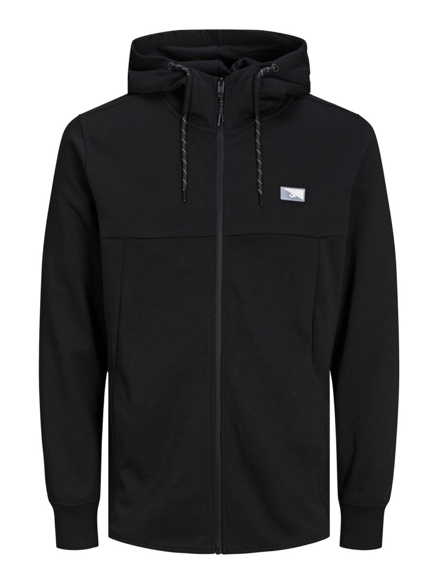JACK & JONES Tréning dzseki 'JCOAir'  fekete-hu