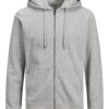 JACK & JONES Tréning dzseki  szürke melír-hu