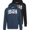 JACK & JONES Tréning póló 'JJEcorp'  kék / fekete / fehér-hu