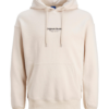 JACK & JONES Tréning póló 'JORVesterbro'  bézs / fekete-Ár