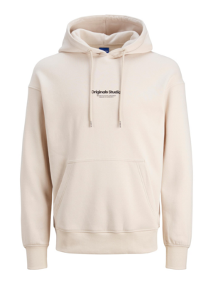 JACK & JONES Tréning póló 'JORVesterbro'  bézs / fekete-Ár