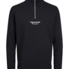 JACK & JONES Tréning póló 'JORVesterbro'  fekete / fehér-Ár