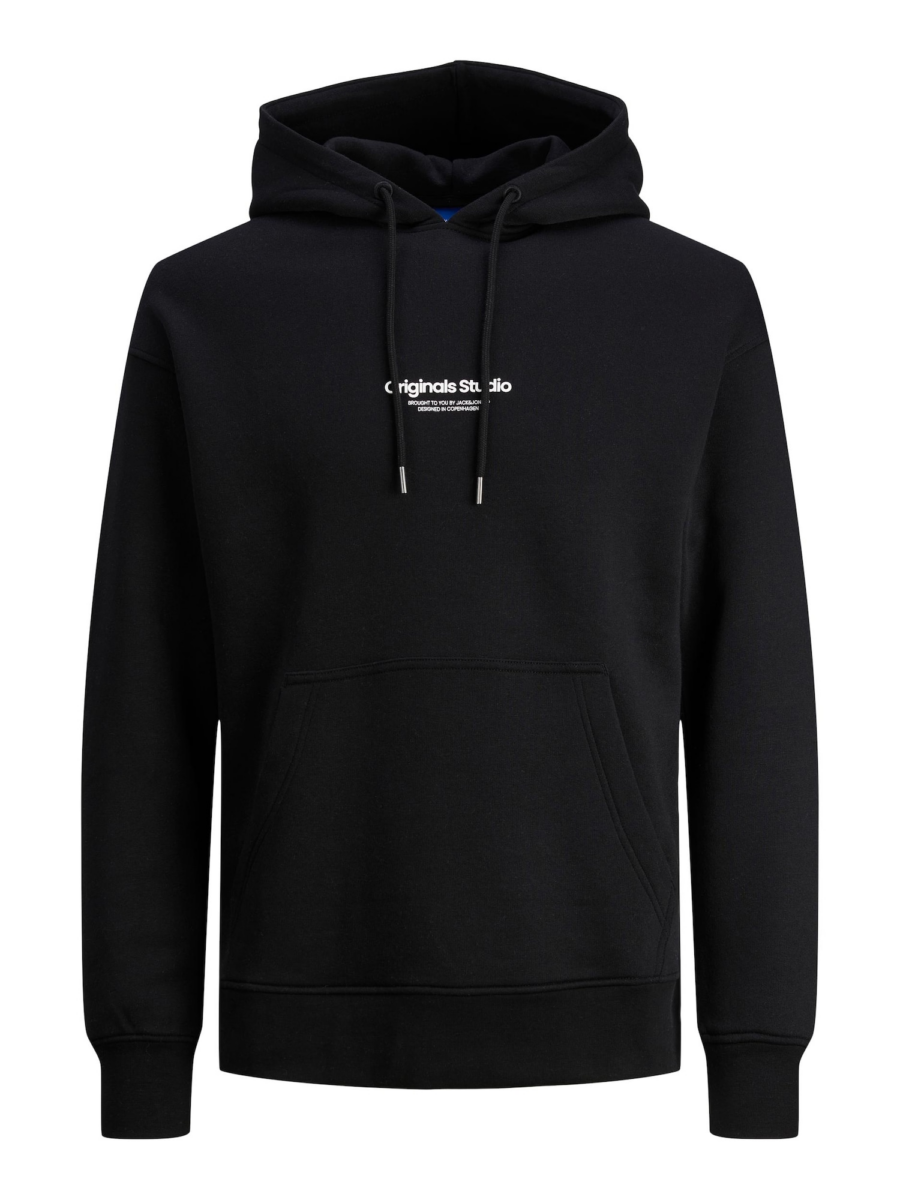 JACK & JONES Tréning póló 'JORVesterbro'  fekete / fehér-Ár