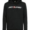 JACK & JONES Tréning póló  dinnye / fekete / fehér