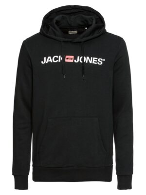 JACK & JONES Tréning póló  dinnye / fekete / fehér