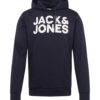 JACK & JONES Tréning póló  tengerészkék / fehér-hu