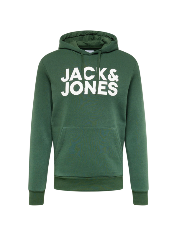 JACK & JONES Tréning póló  zöld / fehér-Ár