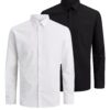 JACK & JONES Üzleti ing 'Joe'  fekete / fehér-hu