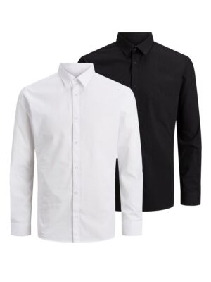 JACK & JONES Üzleti ing 'Joe'  fekete / fehér-hu
