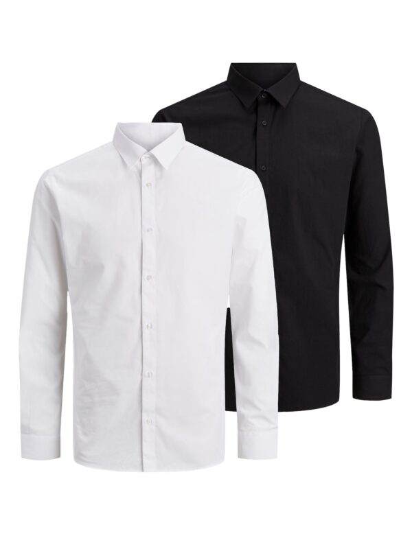 JACK & JONES Üzleti ing 'Joe'  fekete / fehér-hu