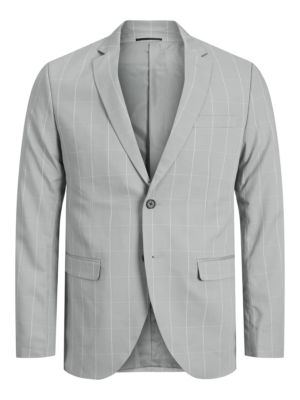 JACK & JONES Zakó 'Franco'  szürke / fehér-Hungary