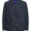 JACK & JONES Zakó 'Peche'  tengerészkék / piszkosfehér-Hungary