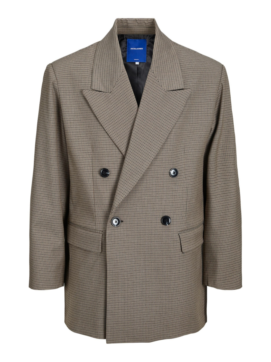 JACK & JONES Zakó 'TROY'  szürke / taupe / fekete-Ár