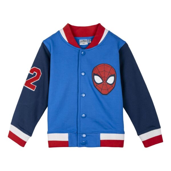JACKET COTTON BRUSHED BASEBALL SPIDERMAN