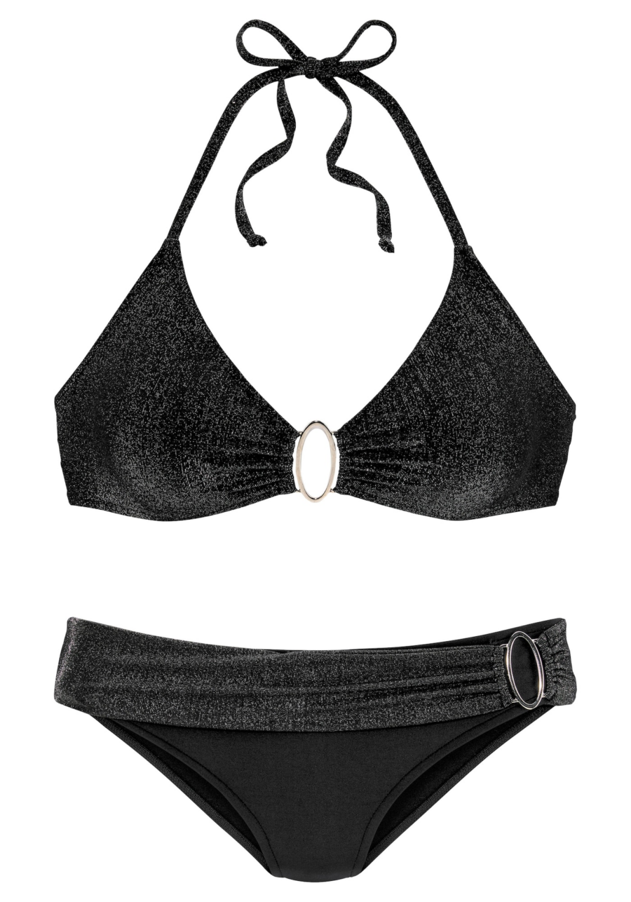 JETTE Bikini  fekete / ezüst-Hungary