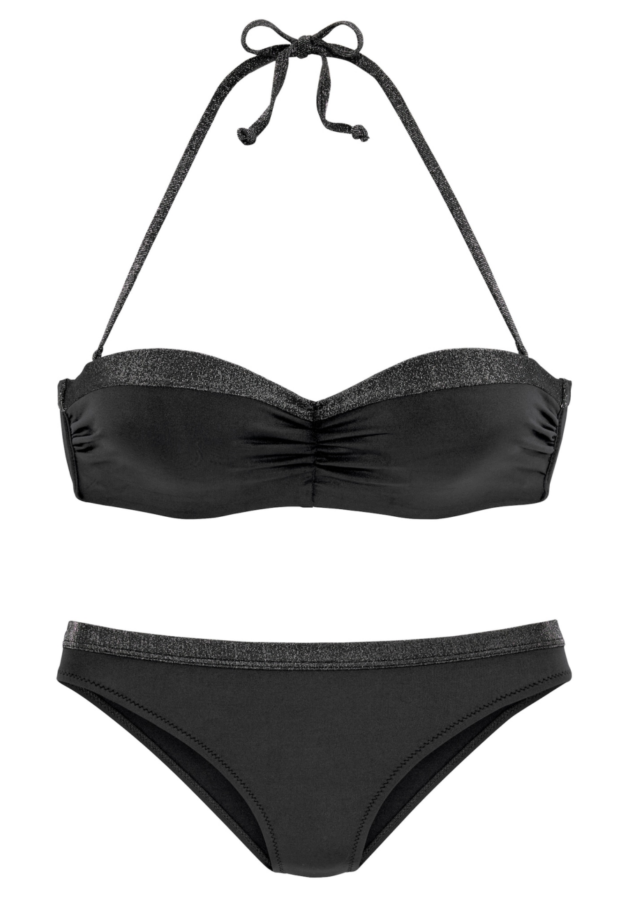 JETTE Bikini  fekete / ezüst-Hungary