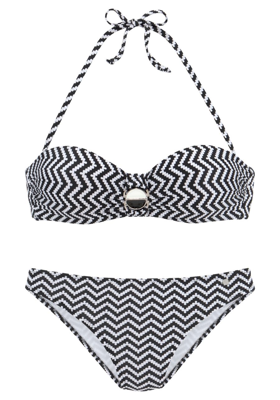 JETTE Bikini  fekete / fehér-Ár