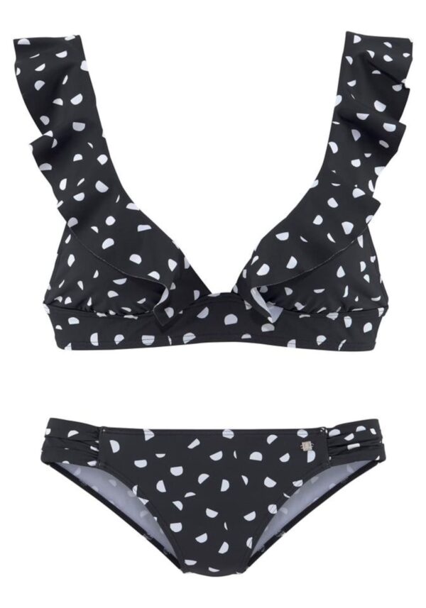 JETTE Bikini  fekete / fehér-hu