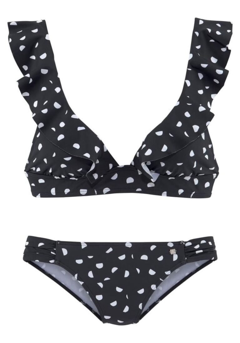 JETTE Bikini  fekete / fehér-hu