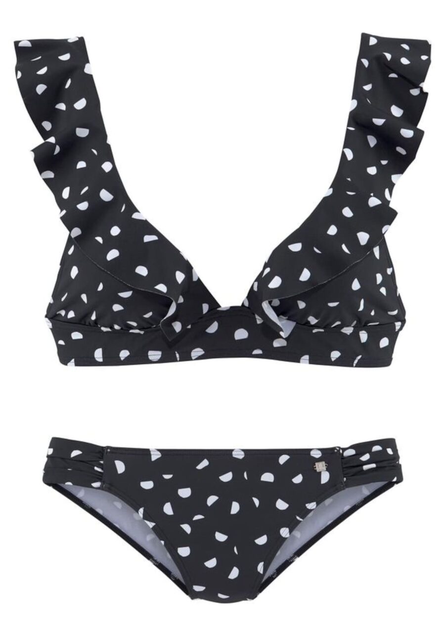 JETTE Bikini  fekete / fehér-hu