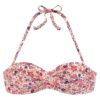 JETTE Bikini felső  orgona / sötétlila / rózsaszín / pitaja / fehér-hu