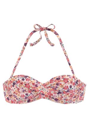 JETTE Bikini felső  orgona / sötétlila / rózsaszín / pitaja / fehér-hu
