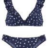 JETTE Bikini  tengerészkék / fehér-hu