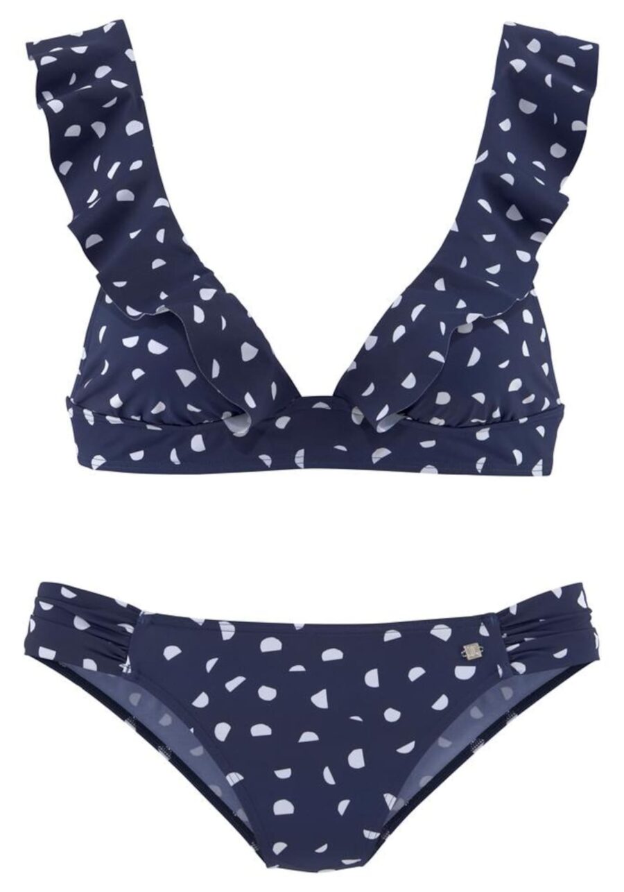 JETTE Bikini  tengerészkék / fehér-hu