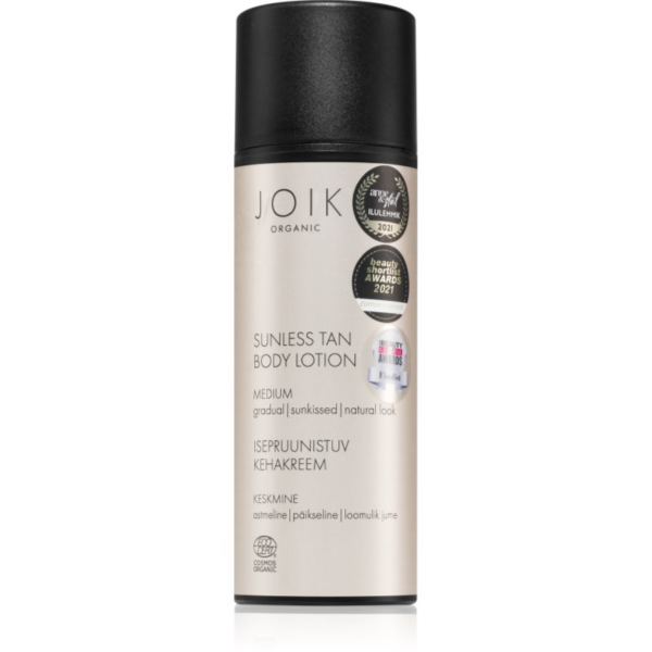 JOIK Organic Sunless Tan önbarnító testápoló tej Medium 150 ml-Ár