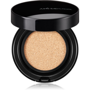 JUNG SAEM MOOL Essential Skin Nuder Longwear Cushion tartós alapozó sminkszivaccsal SPF 50+ + utántöltő árnyalat Light 2x14 g-ár