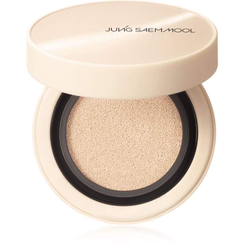 JUNG SAEM MOOL Skin Nuder Cover Layer Cushion hidratáló alapozó sminkszivaccsal + utántöltő árnyalat Light 2x14 g-ár