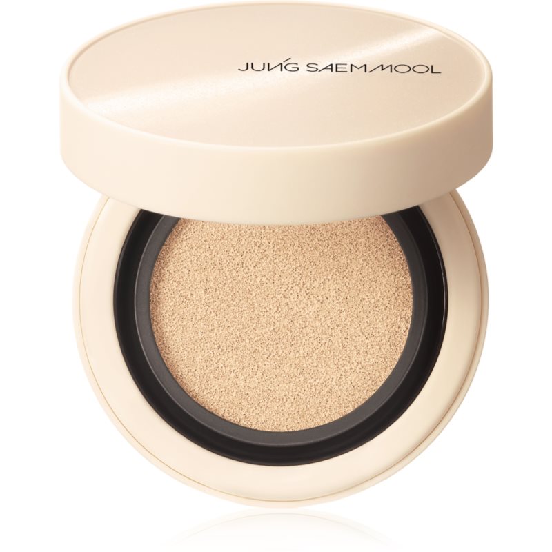 JUNG SAEM MOOL Skin Nuder Cover Layer Cushion hidratáló alapozó sminkszivaccsal + utántöltő árnyalat Medium 2x14 g-ár